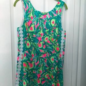 Lilly Pulitzer NWT Guac and Roll shift dress